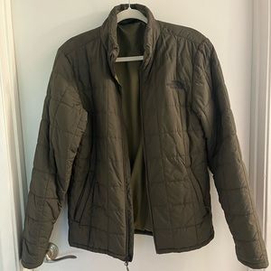 North Face Men’s Olive Zip-Up Jacket